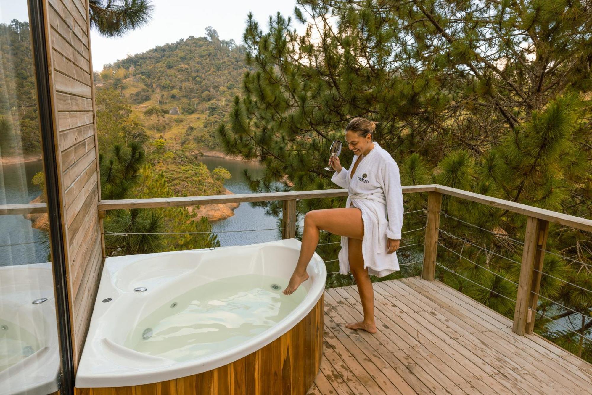 Cabanas Refugio Himalaya Guatapé Zewnętrze zdjęcie