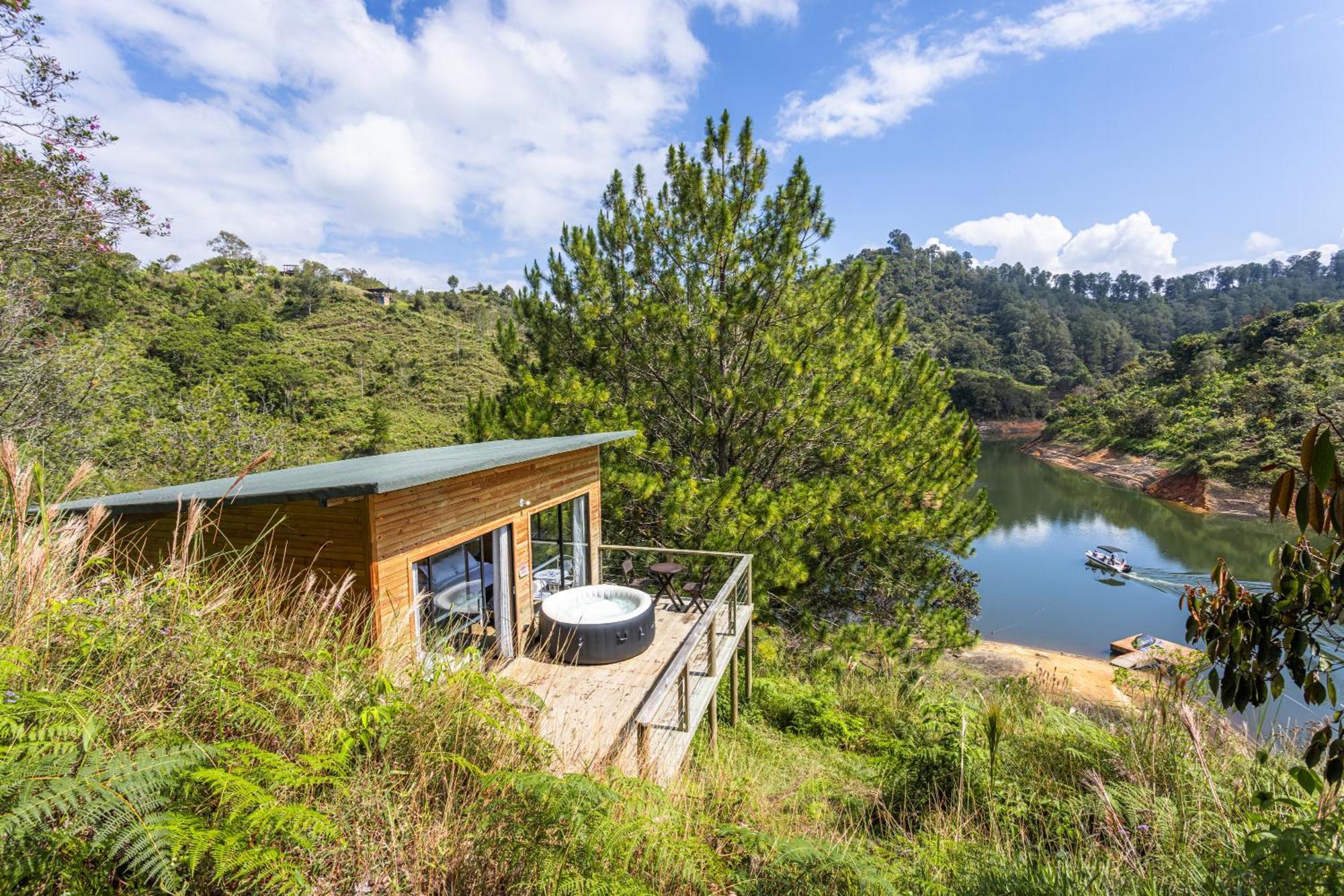 Cabanas Refugio Himalaya Guatapé Zewnętrze zdjęcie